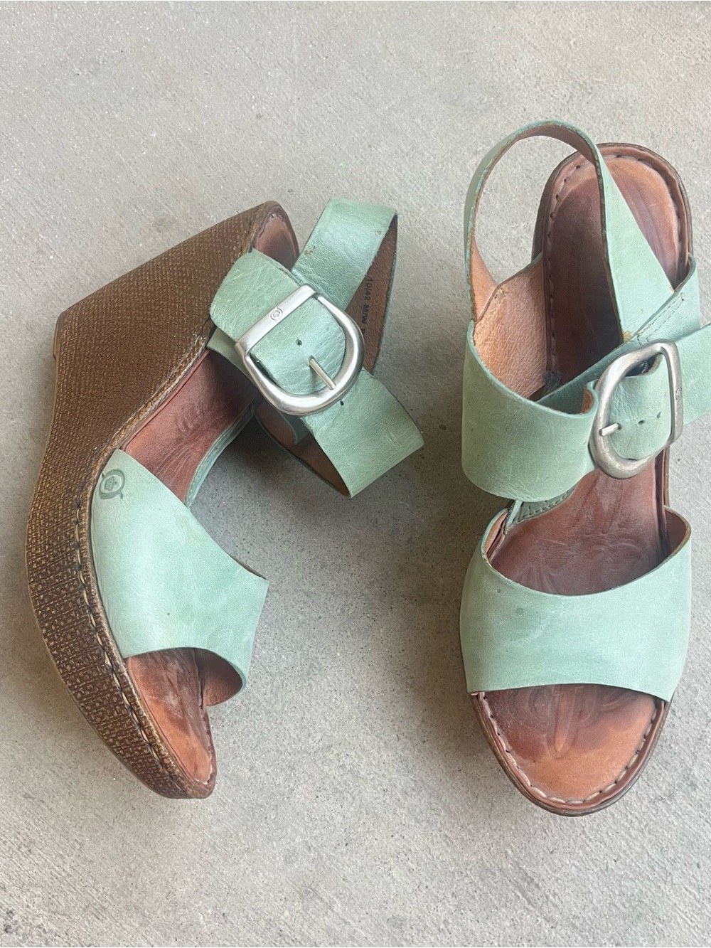 BORN wedge heels Size 10